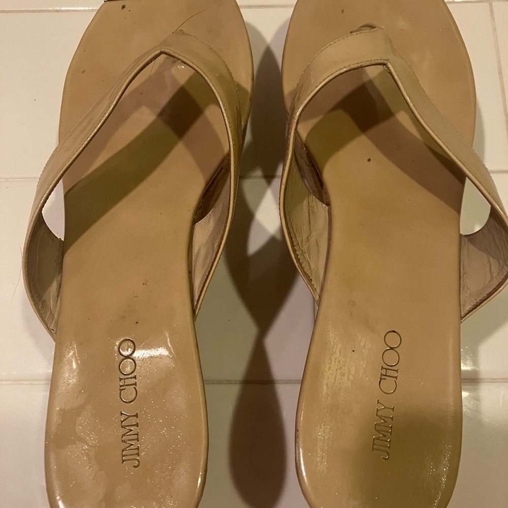 Jimmy Choo Cream Women's Sandals